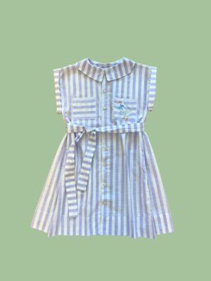 VESTIDO BETI LISTRAS LILÁS